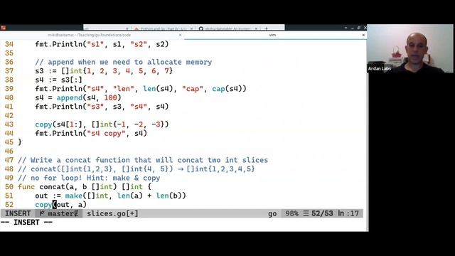 How to concatenate slices in Golang смотреть онлайн