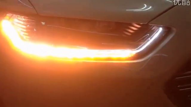 Installed Upgrade Projector DRL Headlight of 2012-2015 Ford Fusion смотреть онлайн