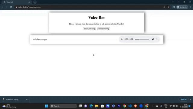 Intearctive Voicebot using Nodejs смотреть онлайн