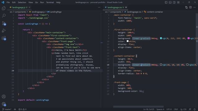 Minimalistic Personal Portfolio Using React JS [2023] смотреть онлайн
