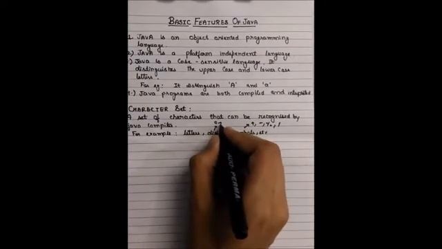 lecture 2 : basic concept of java. Topics: character set, token and its types and features of java смотреть онлайн