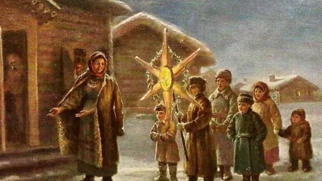 Проект «Святочные колядки» под музыку Русский вариант We wish you a marry christ смотреть онлайн