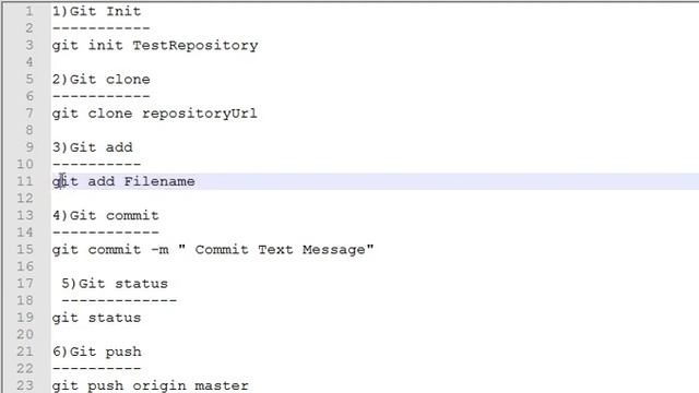 Git commands смотреть онлайн