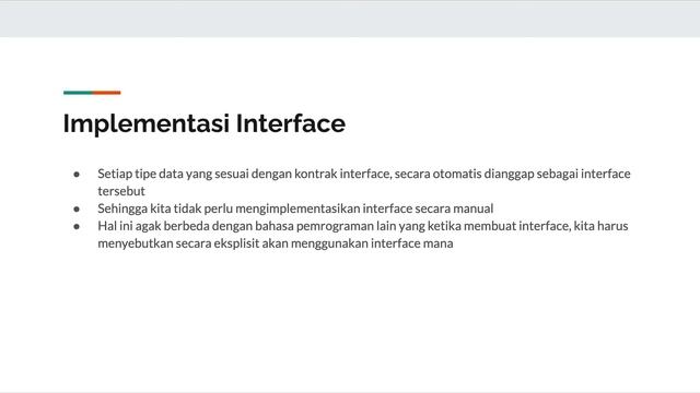 Belajar Go-Lang - 35 Interface смотреть онлайн