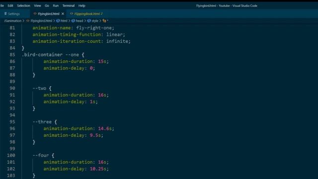 SVG Animation Birds Html Css смотреть онлайн