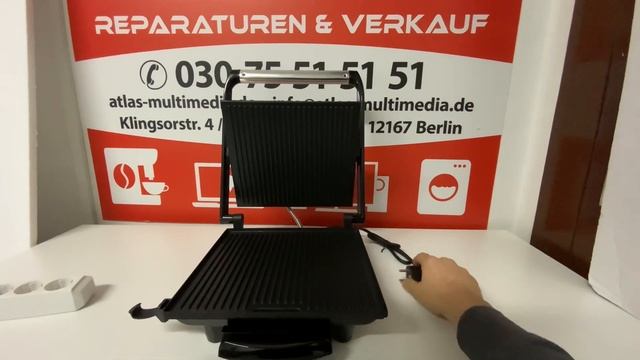 TEFAL GC241D Inicio Kontaktgrill Unpacking. Erstinbetriebnahme,