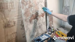 Окраска декоративной штукатурки под камень