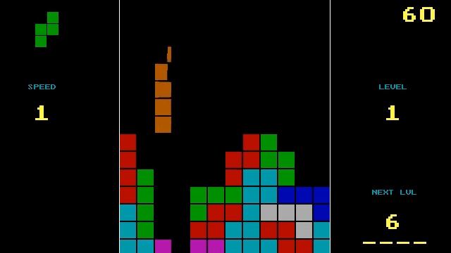 C/C++ Tetris clone written for DOS смотреть онлайн