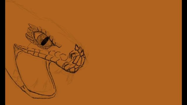 Timelapse Snake Sketch Procreate | Kayative смотреть онлайн