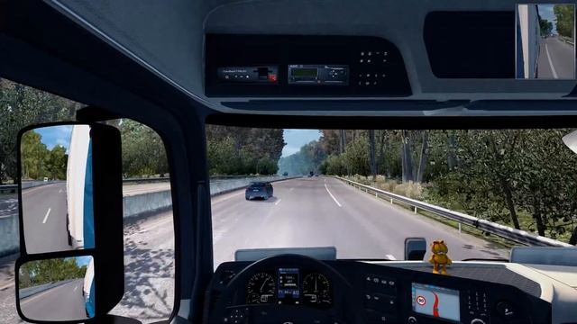 ETS 2 1.27 Mercedes Antos Paris - Le Mans смотреть онлайн