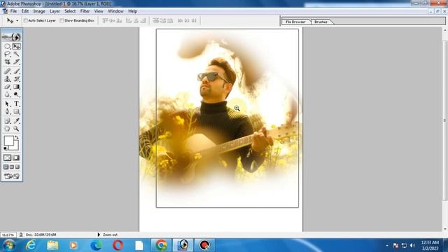 how to mix photo with backgound photoshop tutorial I photoshop full tutorial in hindifor beginners смотреть онлайн
