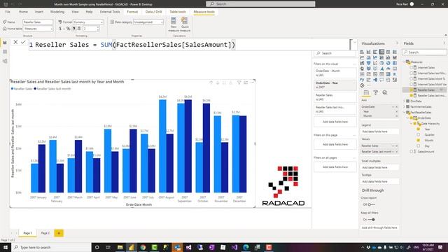 Month over Month Calculation in Power BI using DAX смотреть онлайн