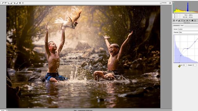 Photoshop CC Tutorial || Camera Raw Filter || Boys Swimming Photography смотреть онлайн