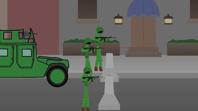 Stick Nodes Animation The White Military blockade смотреть онлайн