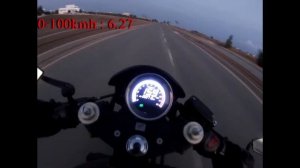 Honda CB400 Super Four  Acceleration & Top Speed