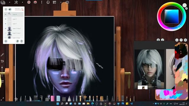 Стрим. Кто-то смотрит приколы в Тик-Ток, а мы рисуем в Realistic Paint Studio 2.0. смотреть онлайн