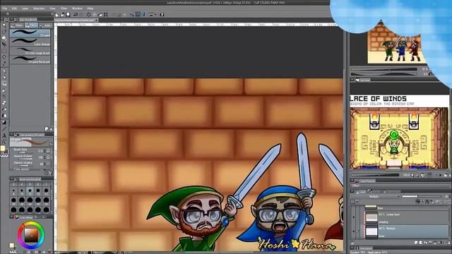 ✦Speed Paint #7: Tri Force Gamers - Background // Zero Score, LazyBumGamer & Metal Blade 274✦ смотреть онлайн