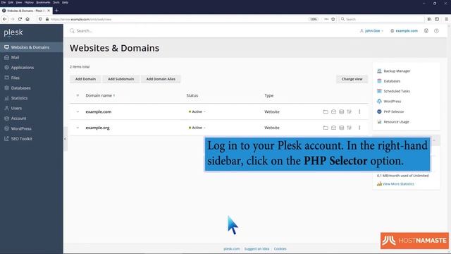 How to Change the PHP Version via CloudLinux Selector in Plesk HostNamaste смотреть онлайн