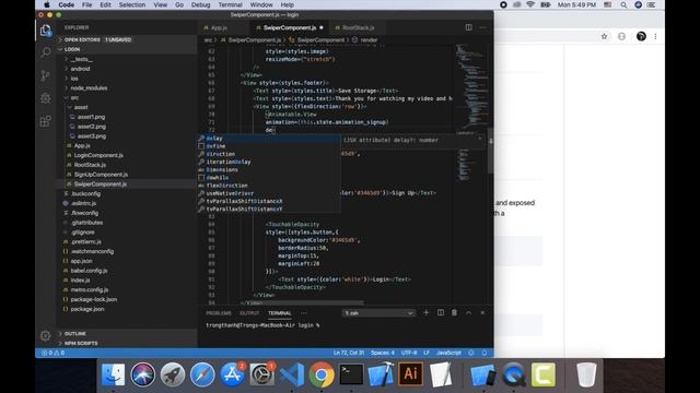 #1 Animated Login Screen UI Design | React Native tutorial for beginner смотреть онлайн