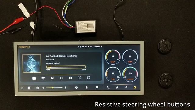 OpenAuto Pro 14.0 - New appearance settings, ADS11x5 with resistive steering wheel buttons смотреть онлайн