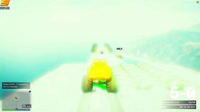 ГИГАНТСКИЙ ГОНОЧНЫЙ БЕЛАЗ В ТУРБО ТЮНИНГЕ vs СКОЛЬЗКИЙ ЛЕДЯНОЙ СПУСК БЕЗ ТОРМОЗОВ В GTA 5 ONLINE смотреть онлайн