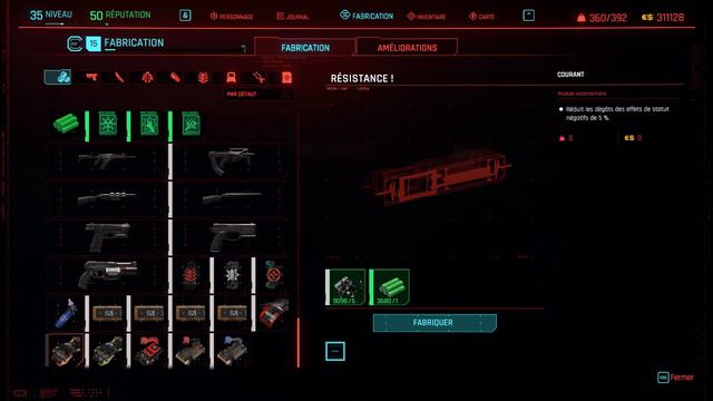 Cyberpunk 2077 fr : Plan module d'armure Augmentation l'inventaire смотреть онлайн