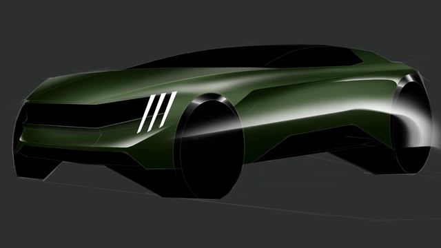 Car Design Sketch by Procreate 16 | Peugeot Vision 4088 Concept | 汽車設計電繪 | iPad 電腦繪圖上色 | LEWIS VITA смотреть онлайн
