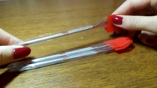 Распаковка с aliexpress! Отличные пушера (ложечки) для кутикулы смотреть онлайн