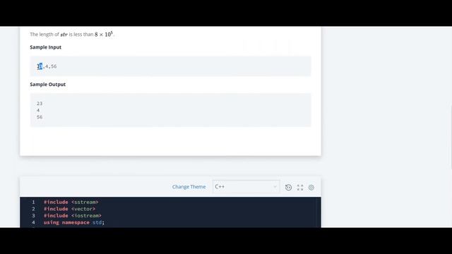 #11 StringStream | Hackerrank C++ Solution | English Solution смотреть онлайн