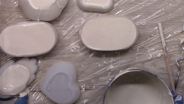 ♥ Гипс ♥ От теории к практике♥  Первый этап Заливаем формы♥