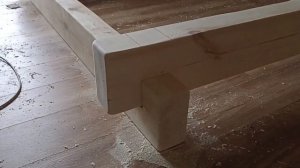 Кровать из бруса своими руками. Часть 1.