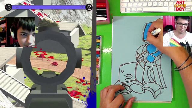 Реклама ART GAME BOY / Рисуем Reiven Fields смотреть онлайн