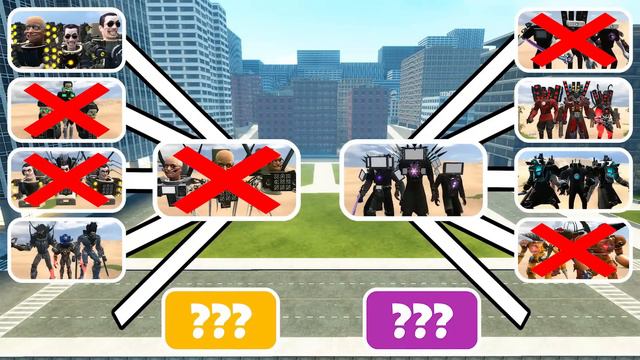 SKIBIDI TOILET VS TITAN TVMAN, CAMERAMAN, DRILLMAN, SPEAKERMAN - TOURNAMENT 3VS3 IN GARRY`S MOD смотреть онлайн