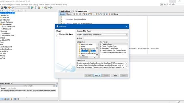 Currency Convertor Bean Using Stateless EJB смотреть онлайн