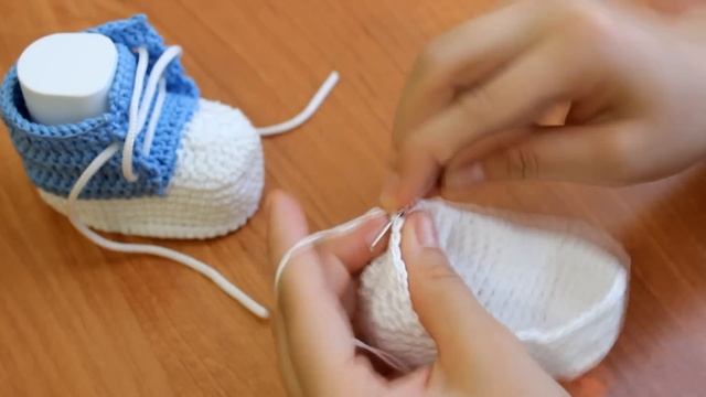 Пинетки - КЕДЫ крючком (2 часть) смотреть онлайн