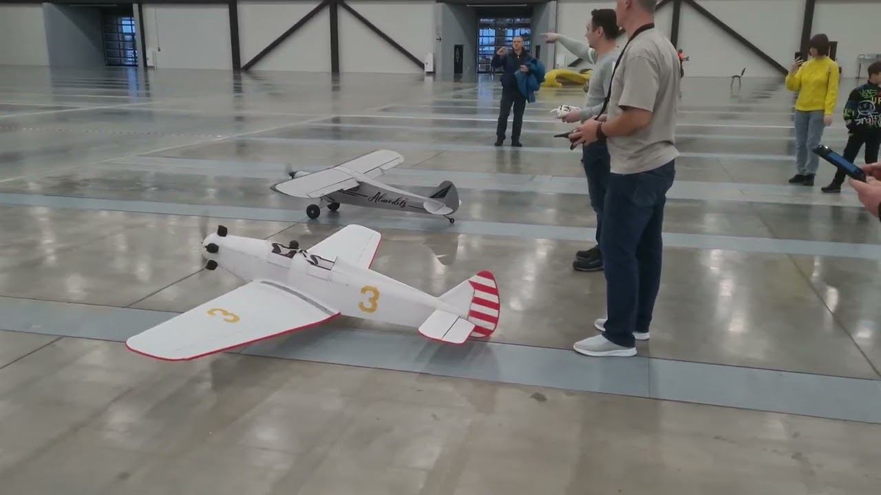 RC Giant Scale indoor airplane, F4D rubber powered, easy rubber indoor ОР500 festival St.-Petersburg смотреть онлайн