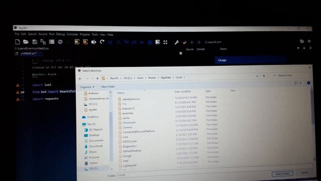Install Libraries In Spyder