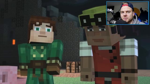 Minecraft Story Mode - SLIMEY SITUATION?! - A BLOCK AND A HARD PLACE! - Episode 4 [#2] смотреть онлайн