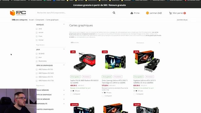 Une CARTE GRAPHIQUE PAS CHER ? PC COMPONENTES ! (ZOTAC 3070 TI) смотреть онлайн