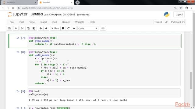 Learning IPython Interactive Computing Data Visualiz : Accelerat Python Code Numba | packtpub.com смотреть онлайн