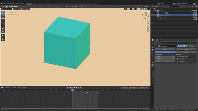 Creating a Jumping Cube - Blender animation tutorial for beginners смотреть онлайн