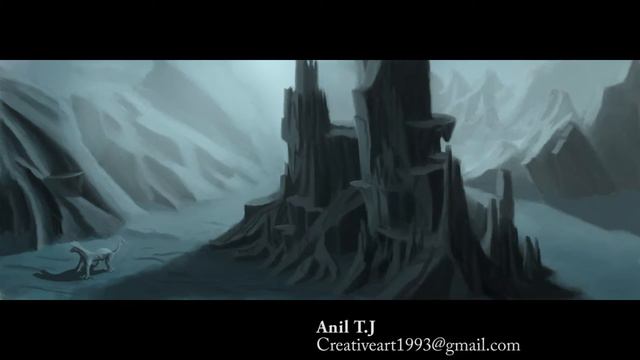 The hobbit Gollum Digital painting смотреть онлайн