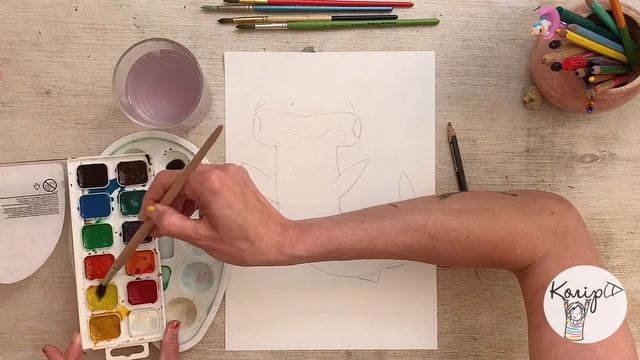 Рисуем акулу-молота! смотреть онлайн