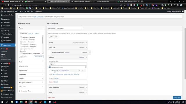 make your wordpress menu item conditional смотреть онлайн