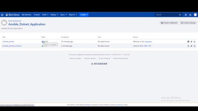 DotNet Application deployment using Ansible through Bamboo смотреть онлайн