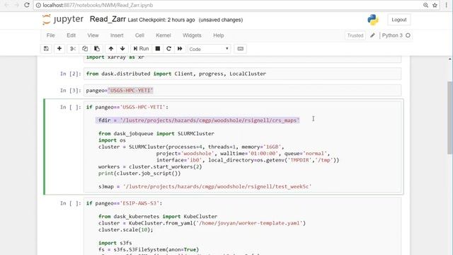 Scalable Interactive Processing of National Water Model data on Yeti HPC смотреть онлайн