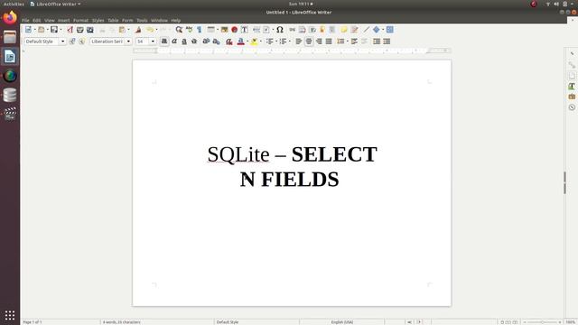 05.SQLite select all data смотреть онлайн