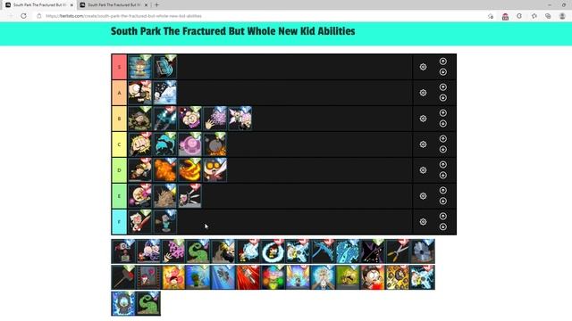 New Kid Moves Tier List (South Park: The Fractured But Whole) смотреть онлайн