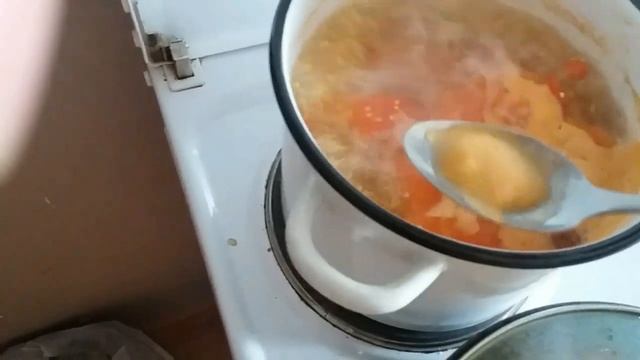 Серия-диета. Суп с пшеном.