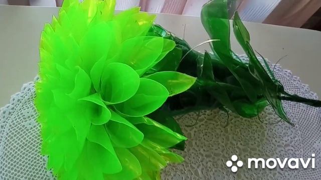 Вот такие роскошные георгины я делаю из ПЭТ бутылок ?! смотреть онлайн